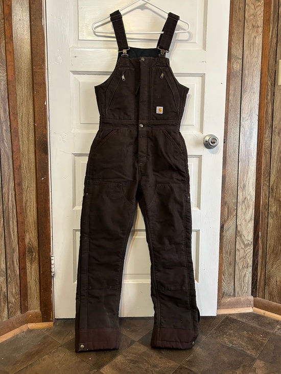 Carhartt Pants - Women’s Carhartt Overalls Chocolate Brown